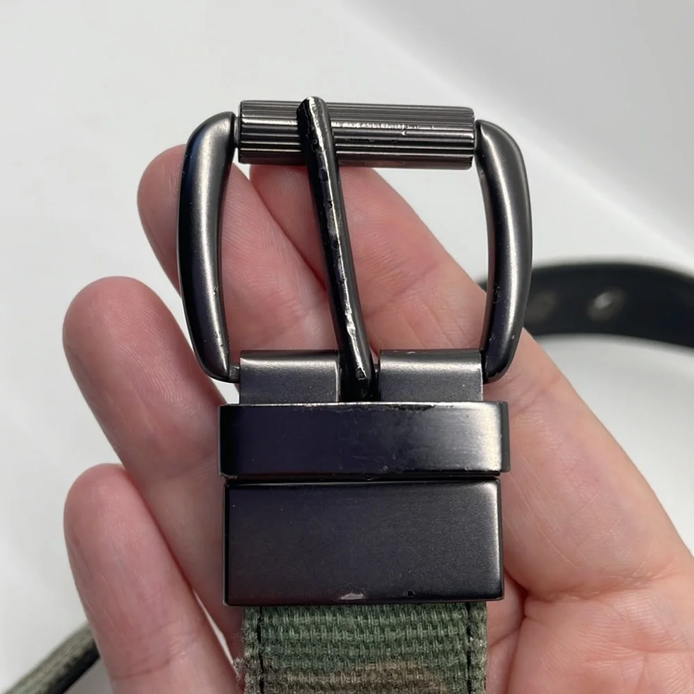 Camo Canvas Belt Small Reversible